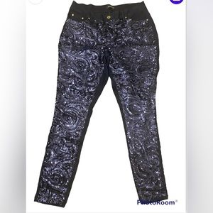 COPY - Ashley Stewart Navy sequin Jeans